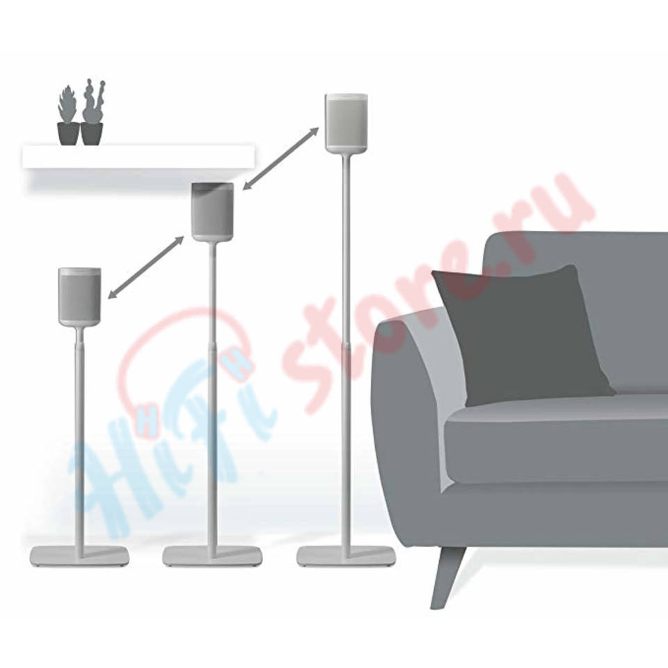 Flexson ADJUSTABLE FLOOR STAND FOR 