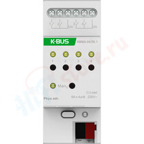 Релейный модуль DIN-реечный 4-канальный GVS KNX 4-Fold Multi-function Actuator, 6A