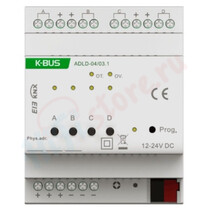 Диммер DIN-реечный 4-канальный светодиодный GVS KNX LED Dimming Actuator 4-Fold, 4A