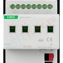 Релейный модуль DIN-реечный 4-канальный GVS KNX Switch Actuator 4-Fold, 16A (Secure)