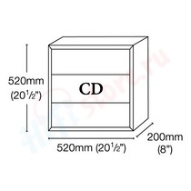 Закрытая стойка Quadraspire CD Qube