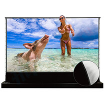 Напольный моторизованный экран Vividstorm S-Pro-P-Black-130