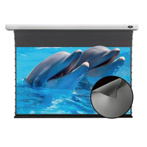 Потолочный моторизованный экран Vividstorm Slimline Motorized Tension Obsidian Long Throw ALR Projector screen 150