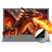 Напольный моторизованный экран Vividstorm TITAN Motorized Tension Floor Rising Obsidian Long-Throw ALR Screen 180